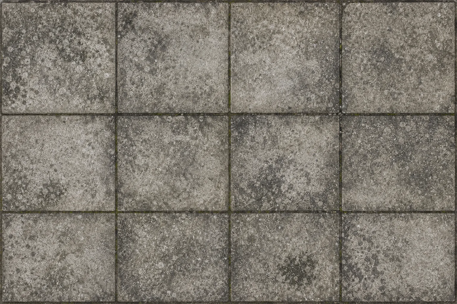 Weathered paving before jet washing, shown as a visual demonstration